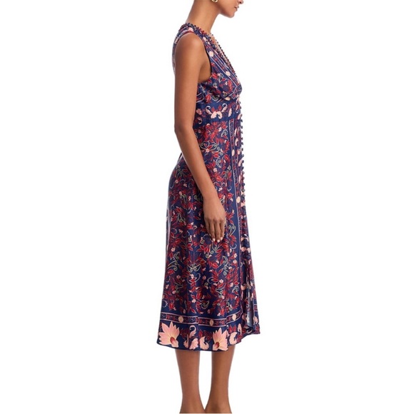 FARM Rio Boho Floral Scarf Midi Dress - Picture 4 of 5